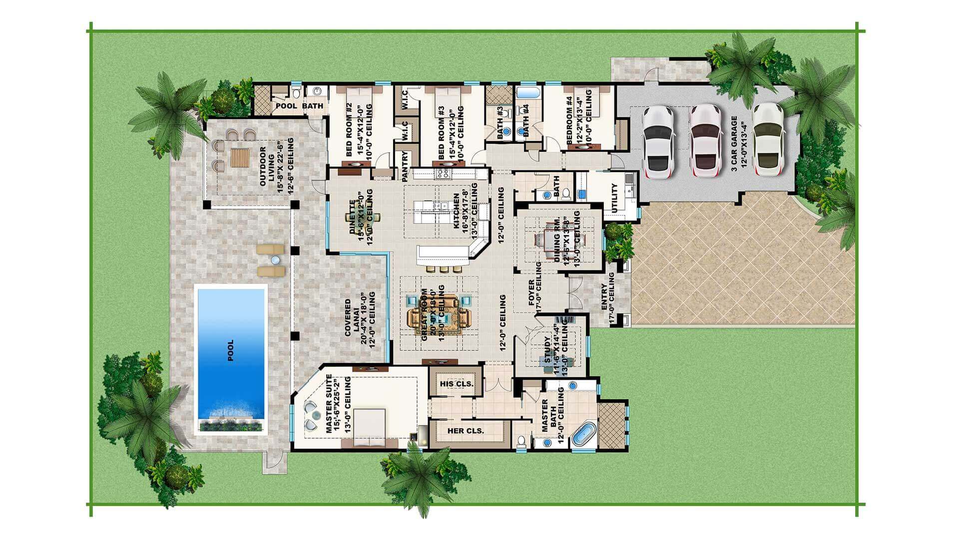 color floorplan